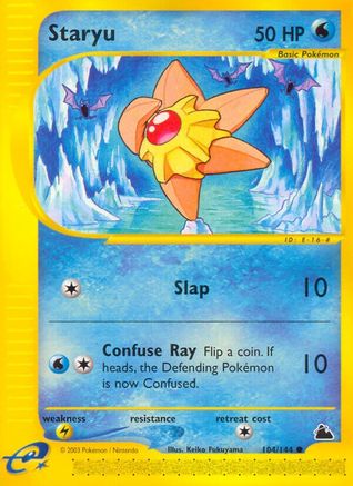 Staryu (104) (104)/144 Common Reverse Holofoil