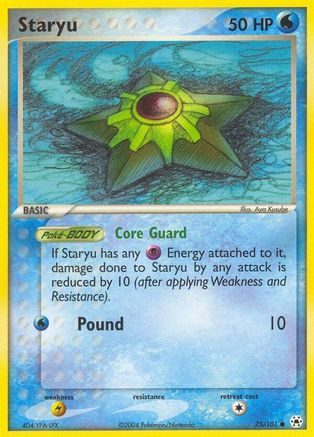Staryu (75)/101 Common Reverse Holofoil