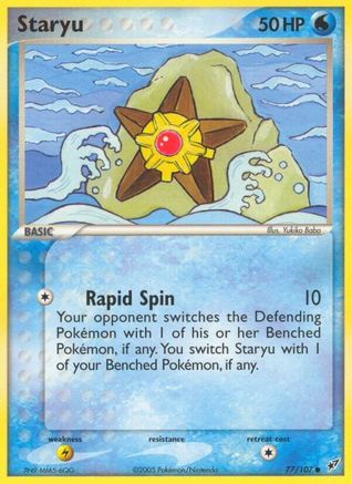 Staryu (77)/107 Common Reverse Holofoil