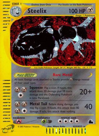 Steelix (H29) (H29)/144 Holo Rare Holofoil