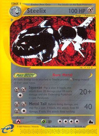 Steelix (31) (31)/144 Rare Reverse Holofoil
