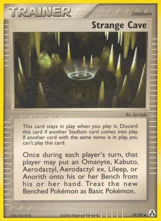 Strange Cave (77)/92 Uncommon Reverse Holofoil