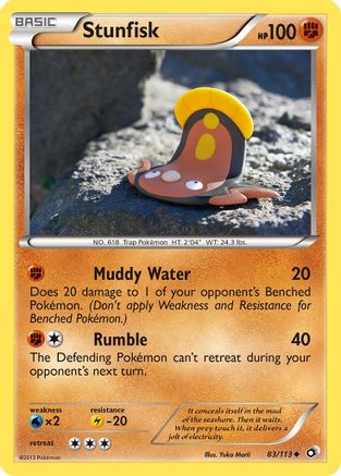 Stunfisk (83)/113 Uncommon Reverse Holofoil