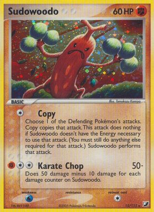 Sudowoodo (15)/115 Holo Rare Holofoil