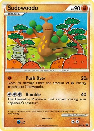Sudowoodo (9)/95 Holo Rare Reverse Holofoil