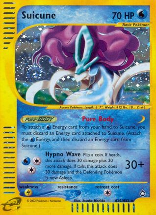 Suicune (H25) (H25)/147 Holo Rare Holofoil