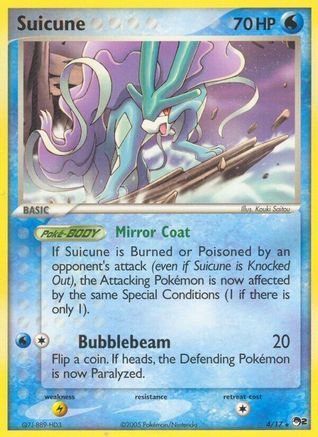 Suicune (4)/17 Rare Holofoil