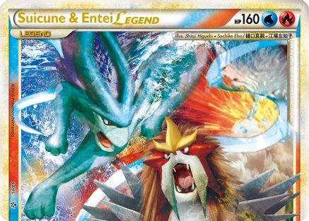 Suicune & Entei Legend (Top) (94)/95 Ultra Rare Holofoil