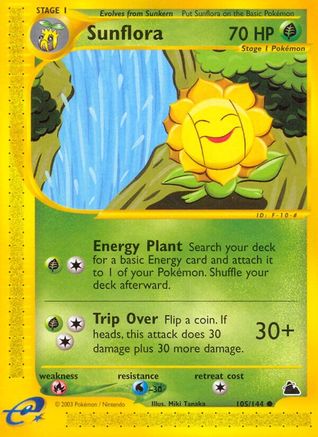 Sunflora (105)/144 Common Reverse Holofoil