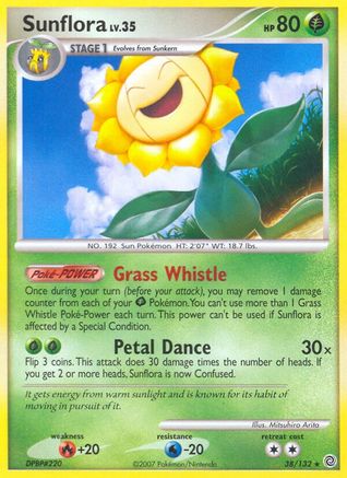 Sunflora (38)/132 Rare Reverse Holofoil