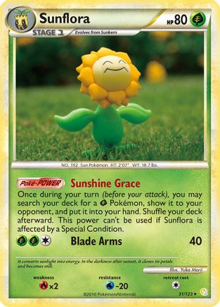Sunflora (31)/123 Rare Reverse Holofoil