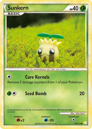 Sunkern (85)/123 Common Reverse Holofoil