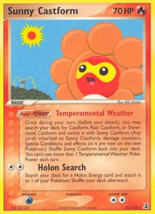 Sunny Castform (31)/113 Rare