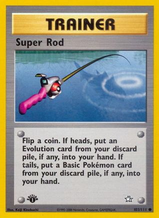 Super Rod (103)/111 Common 1st Edition