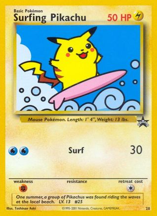 Surfing Pikachu (28)/53 Promo