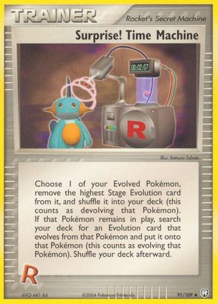 Surprise! Time Machine (91)/109 Uncommon Reverse Holofoil
