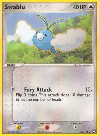 Swablu (66)/108 Common Reverse Holofoil