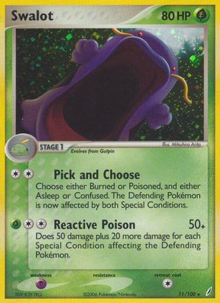 Swalot (11)/100 Holo Rare Reverse Holofoil