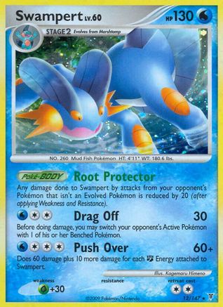 Swampert (12)/147 Holo Rare Reverse Holofoil