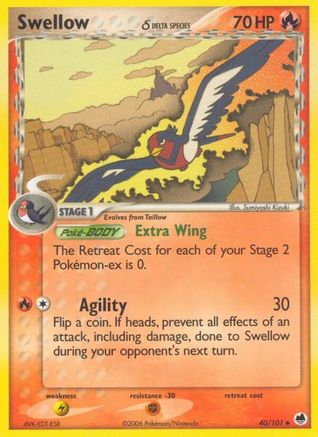 Swellow (Delta Species) (40)/101 Uncommon
