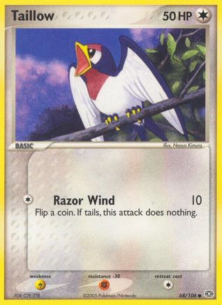 Taillow (68)/106 Common Reverse Holofoil