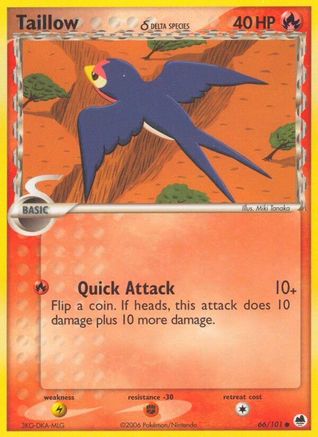 Taillow (Delta Species) (66)/101 Common