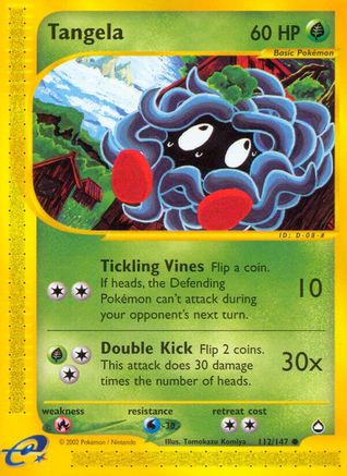 Tangela (112)/147 Common Reverse Holofoil