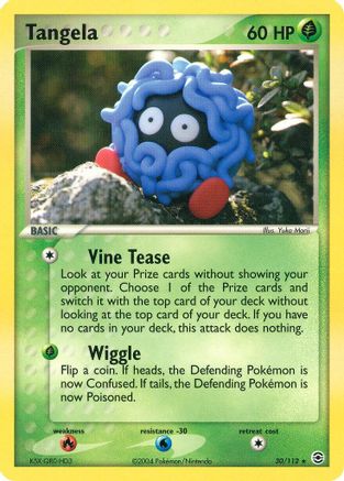 Tangela (30)/112 Rare Reverse Holofoil