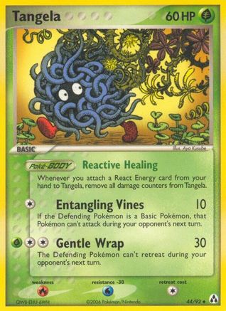 Tangela (44)/92 Uncommon Reverse Holofoil