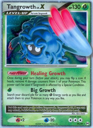 Tangrowth Lv.X (99)/99 Ultra Rare Holofoil
