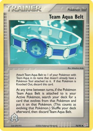 Team Aqua Belt (76)/95 Uncommon