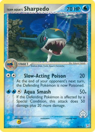 Team Aqua's Sharpedo - 18/95 (18)/95 Rare