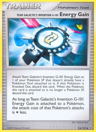 Team Galactic's Invention G-101 Energy Gain (116)/127 Uncommon