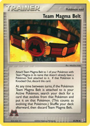 Team Magma Belt (81)/95 Uncommon Reverse Holofoil