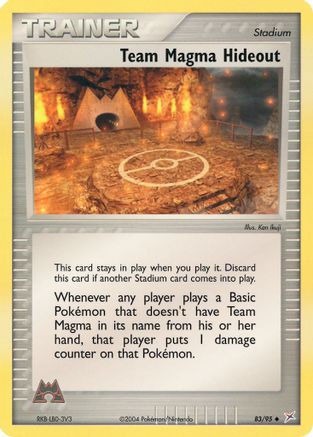 Team Magma Hideout (83)/95 Uncommon
