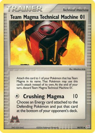 Team Magma Technical Machine 01 (84)/95 Uncommon Reverse Holofoil