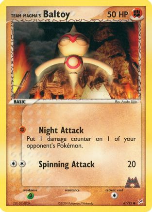 Team Magma's Baltoy - 61/95 (61)/95 Common