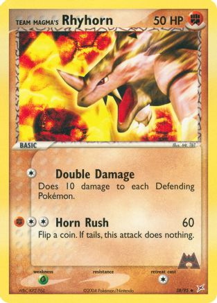 Team Magma's Rhyhorn - 38/95 (38)/95 Uncommon