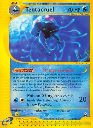 Tentacruel (38)/147 Rare Reverse Holofoil