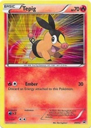 Tepig (BW02)/101 Holo Rare Holofoil
