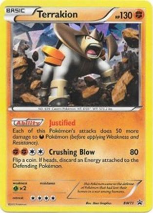 Terrakion - BW71/101 Promo Holofoil