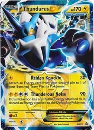 Thundurus EX (Team Plasma) - BW81 (BW81)/101 Promo Holofoil