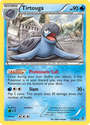 Tirtouga (27)/101 Uncommon Reverse Holofoil