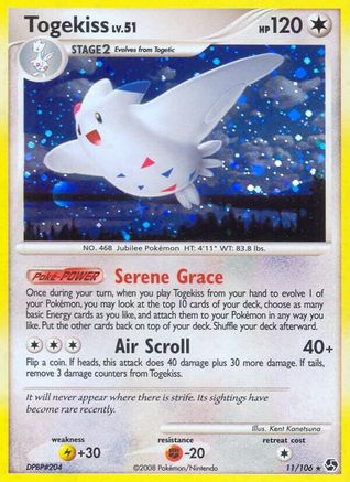 Togekiss (11)/106 Holo Rare Reverse Holofoil