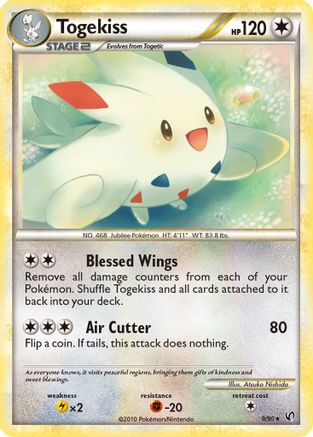 Togekiss (9)/90 Holo Rare Reverse Holofoil