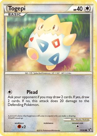 Togepi (70)/90 Common Reverse Holofoil