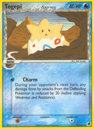 Togepi (Delta Species) (41)/101 Uncommon