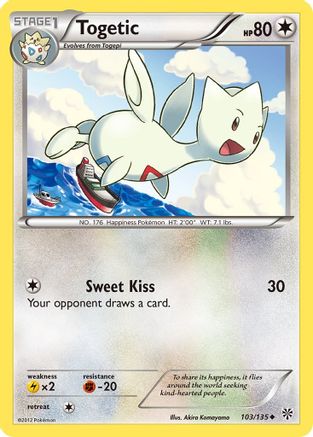 Togetic (103)/135 Uncommon Reverse Holofoil