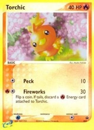 Torchic - 008 (e-League) (8)/40 Promo Reverse Holofoil