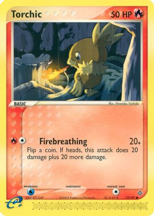 Torchic (77)/97 Common Reverse Holofoil